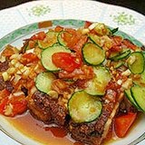 鶏もも肉の野菜たっぷり中華タレ♪